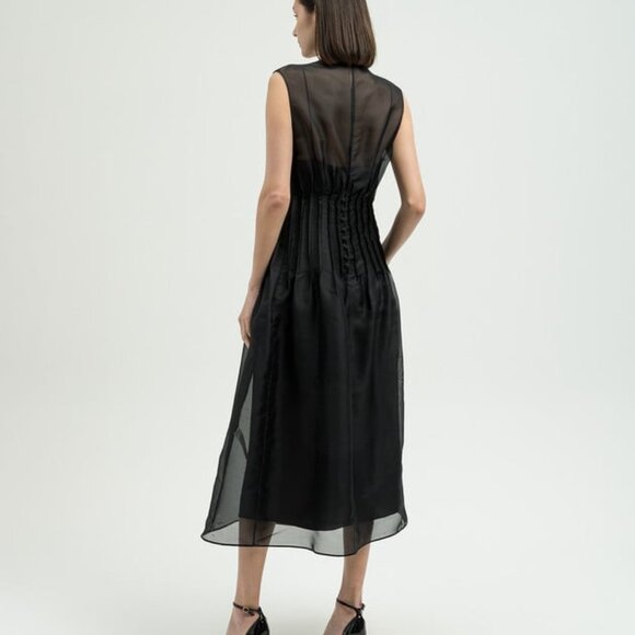 Khaite Wes Dress in Black - Picture 2 of 2